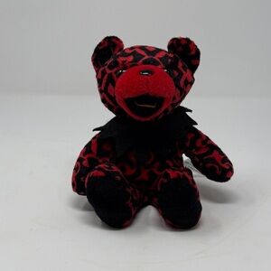 NWOT C.C. Rider Grateful Dead Liquid Blue Red Black Beanie Bear